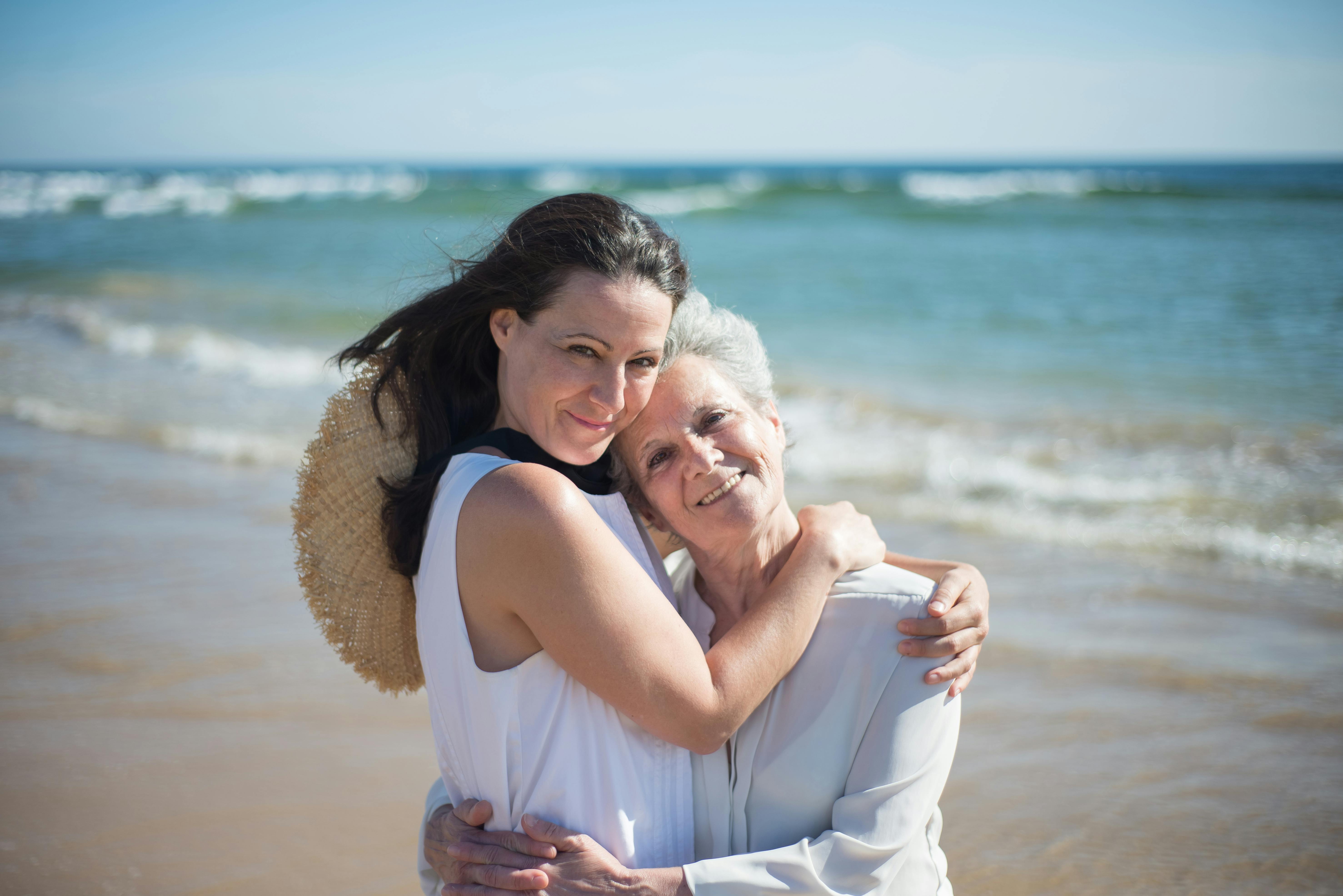 Parent et enfant adulte